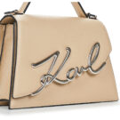 Karl Lagerfeld K/SIGNATURE 2.0 MD CROSSBODY Beige Umh&auml;ngetasche Damen - 4