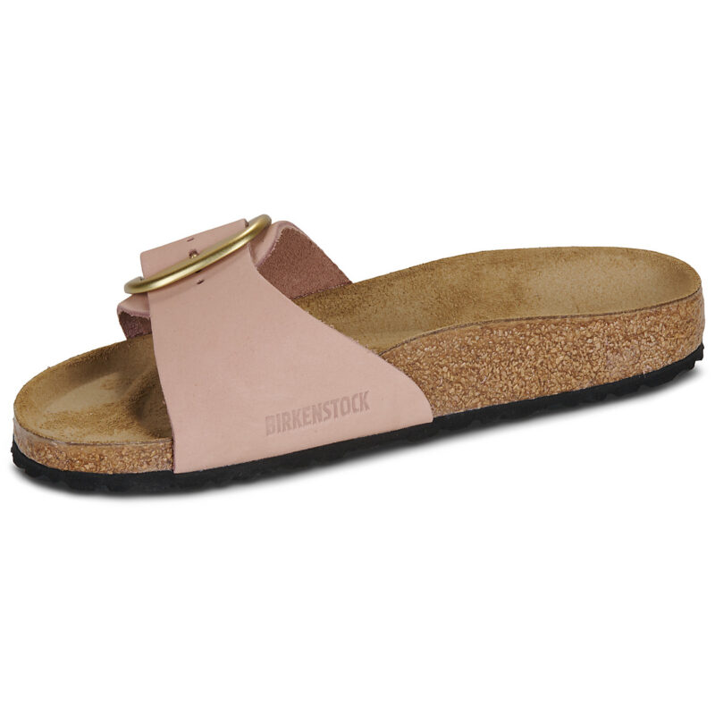 BIRKENSTOCK Madrid Big Buckle Nubuck / Soft / Pink / Stretto Rosa Ciabatta Donna - 4