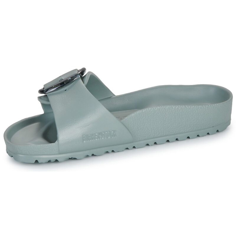 BIRKENSTOCK Madrid Damen-Slipper mit gro&szlig;er Schnalle aus EVA Pure / Salbei / Schmalblau - Gr&ouml;&szlig;e 4