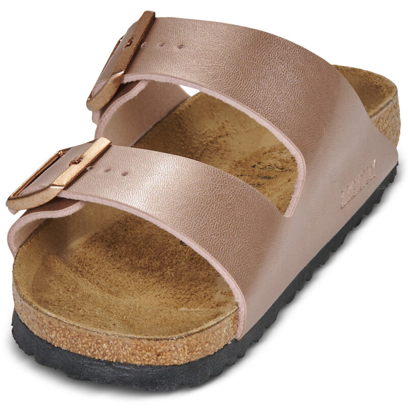 BIRKENSTOCK Arizona Birko-flor / Copper / Stretto Oro Ciabatta Donna - 3