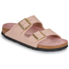 BIRKENSTOCK Arizona Birko-flor / Triples / New / Beige / Pink / Clay / Narrow Beige Women's Clogs - 1