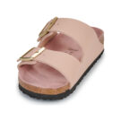 BIRKENSTOCK Arizona Birko-flor / Triples / New / Beige / Pink / Clay / Narrow Beige Women's Clogs - 3