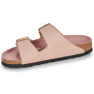 BIRKENSTOCK Arizona Birko-flor / Triples / New / Beige / Pink / Clay / Narrow Beige Women's Clogs - 4
