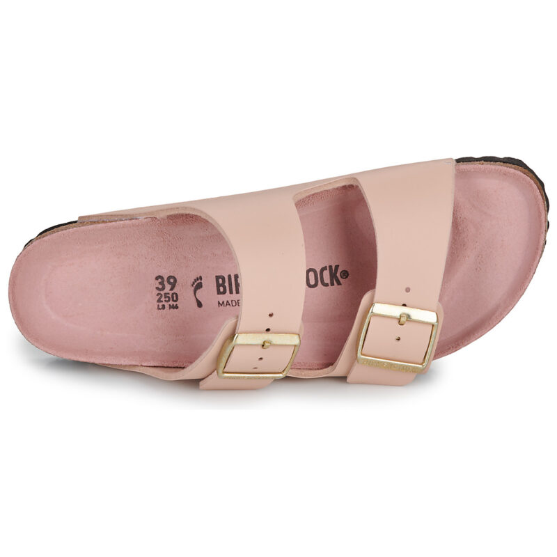 BIRKENSTOCK Arizona Birko-flor / Triples / New / Beige / Pink / Clay / Narrow Beige Women's Clogs - 6