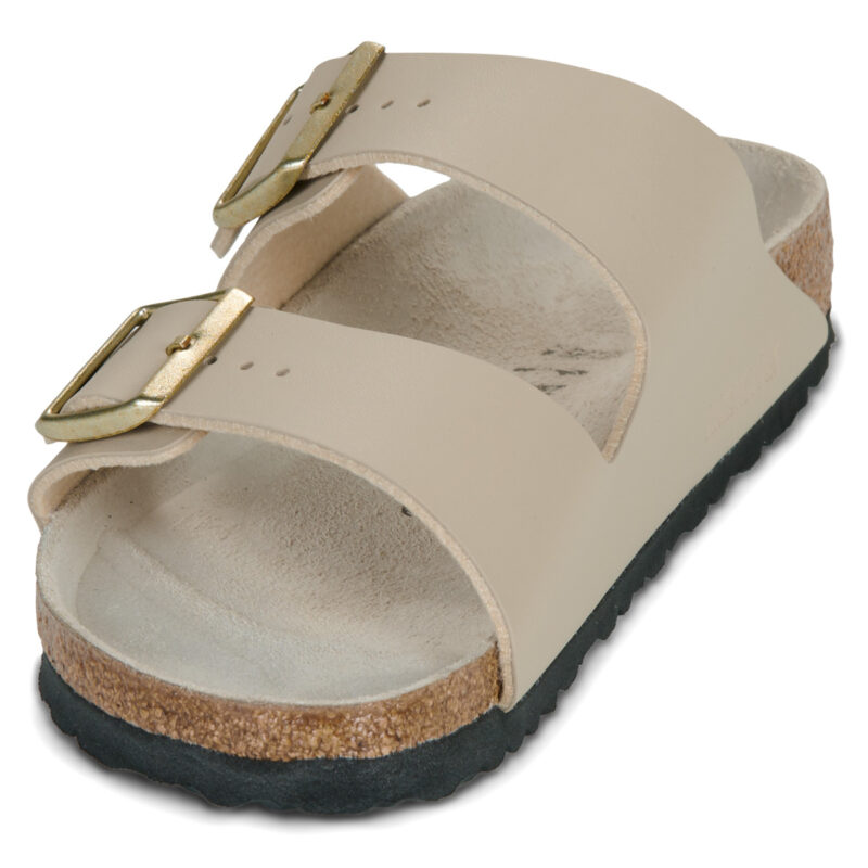 BIRKENSTOCK Arizona Birko-flor / Triples / Sandcastle / Oyster / Stretto Beige Ciabatta Donna - 3