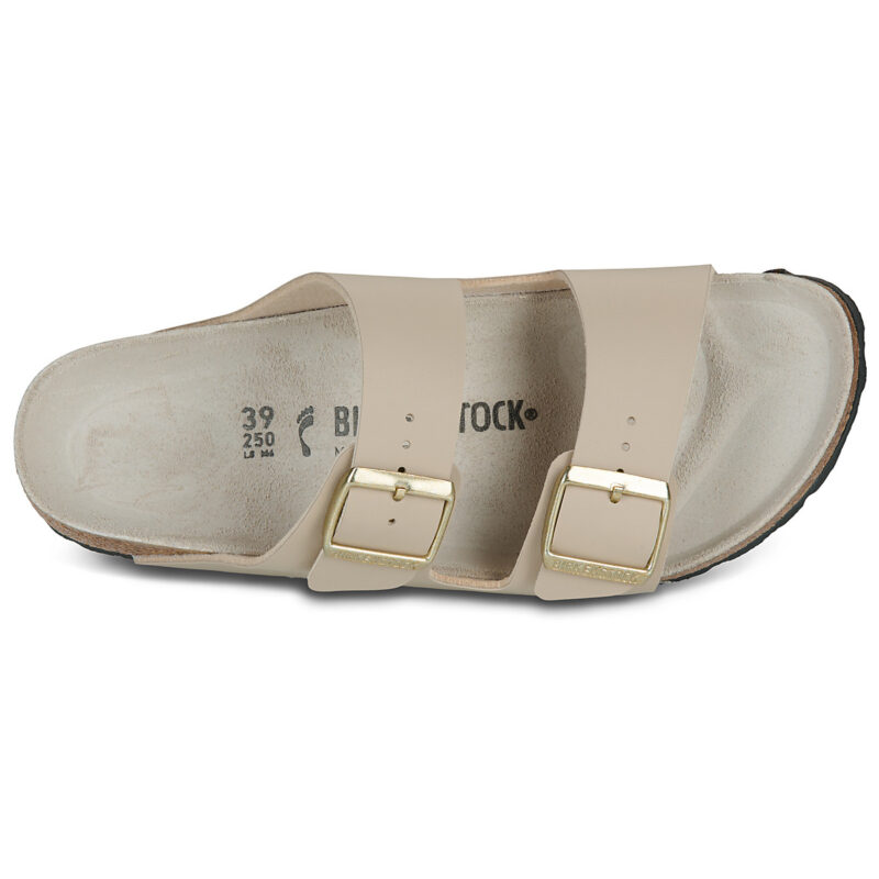 BIRKENSTOCK Arizona Birko-flor / Triples / Sandcastle / Oyster / Stretto Beige Ciabatta Donna - 6