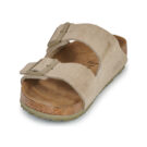 BIRKENSTOCK Arizona Suede / Khaki / Stretto Beige Ciabatta Donna - 3