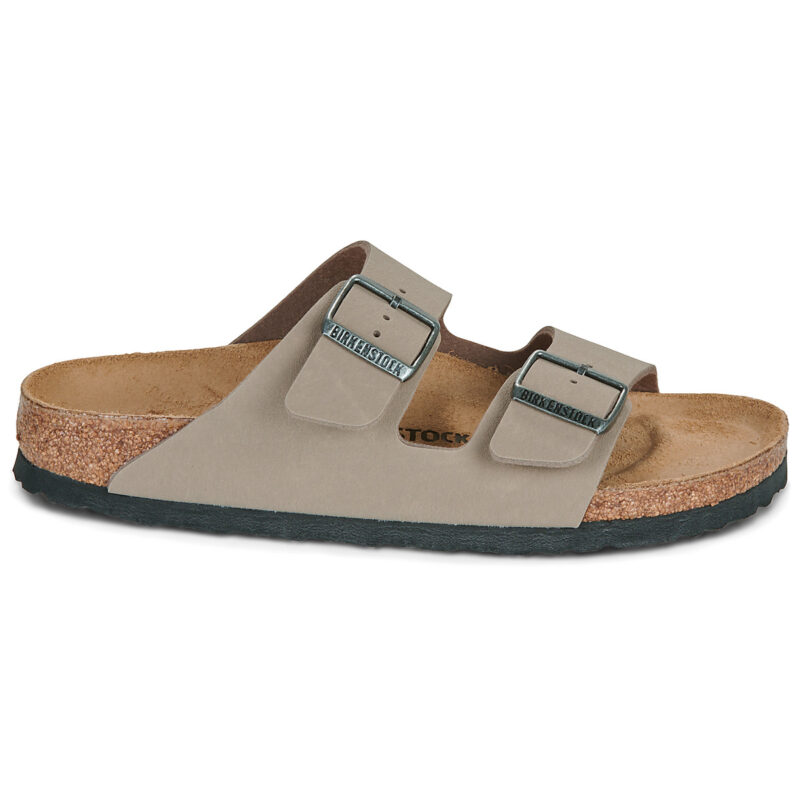 BIRKENSTOCK Arizona Birkibuc / Grigio / Taupe / Stretto Beige Ciabatta Donna - 2