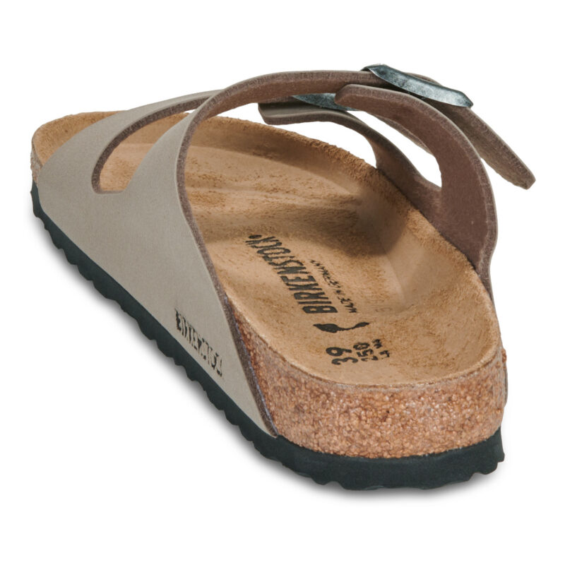 BIRKENSTOCK Arizona Birkibuc / Grigio / Taupe / Stretto Beige Ciabatta Donna - 5
