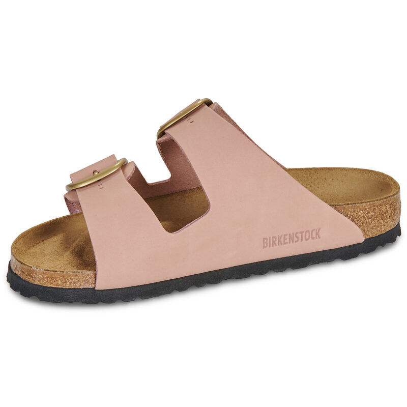 BIRKENSTOCK Arizona Big Buckle Nubuck / Soft / Pink / Regular Rosa Ciabatta Donna - 4