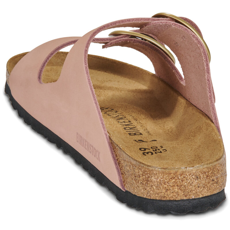 BIRKENSTOCK Arizona Big Buckle Nubuck / Soft / Pink / Regular Rosa Ciabatta Donna - 5