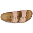 BIRKENSTOCK Arizona Big Buckle Nubuck / Soft / Pink / Regular Rosa Ciabatta Donna - 6