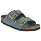 BIRKENSTOCK Arizona Big Buckle Oiled / Pelle / Basalt / Grey / Narrow Blue Women's Slipper - 1