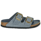 BIRKENSTOCK Arizona Big Buckle Oiled / Pelle / Basalt / Grey / Narrow Blue Women's Slipper - 2