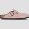 BIRKENSTOCK Boston Suede / Pink / Argilla / Stretto Rosa Zoccoli Donna