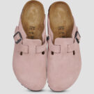 BIRKENSTOCK Boston Suede / Pink / Argilla / Stretto Rosa Zoccoli Donna - 5