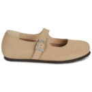 BIRKENSTOCK Santa Clarita Nubuck / Sandcastle / Stretto Beige Ballerine Donna - 2