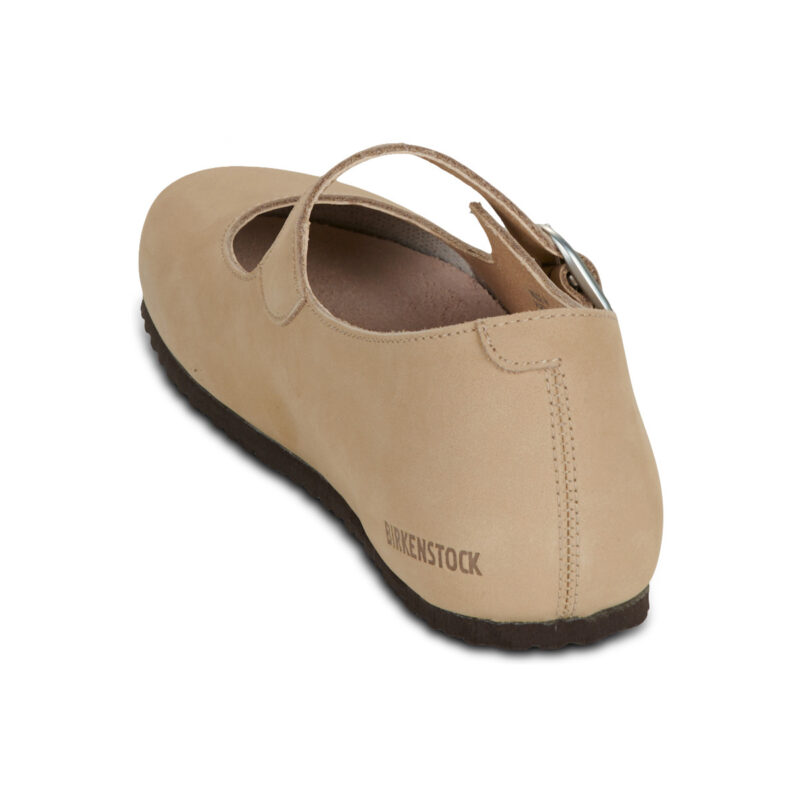 BIRKENSTOCK Santa Clarita Nubuck / Sandcastle / Stretto Beige Ballerine Donna - 5