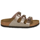 BIRKENSTOCK Florida Birko-flor / Taupe / Stretto Beige Ciabatta Donna - 2