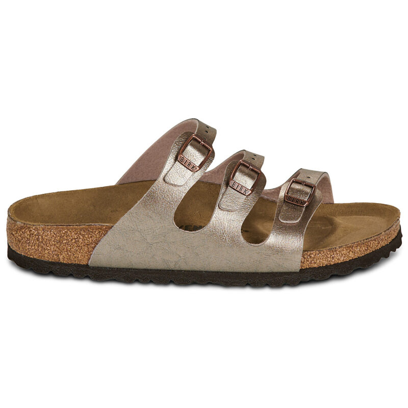 BIRKENSTOCK Florida Birko-flor / Taupe / Stretto Beige Ciabatta Donna - 2