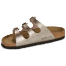 BIRKENSTOCK Florida Birko-flor / Taupe / Stretto Beige Ciabatta Donna - 4