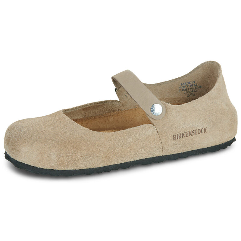 BIRKENSTOCK Mantova Nubuck / Taupe / Stretto Beige Ballerine Donna - 4