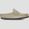 BIRKENSTOCK Naples Suede / Taupe / Stretto Beige Zoccoli Donna