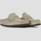 BIRKENSTOCK Naples Suede / Taupe / Stretto Beige Zoccoli Donna - 2