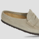 BIRKENSTOCK Naples Suede / Taupe / Stretto Beige Zoccoli Donna - 4
