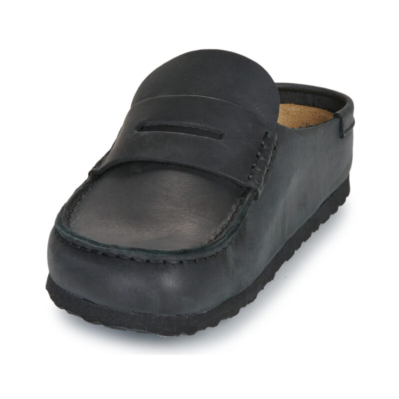 BIRKENSTOCK Naples Pelle / Huilé / Black / Stretto Nero Zoccoli Donna - 3