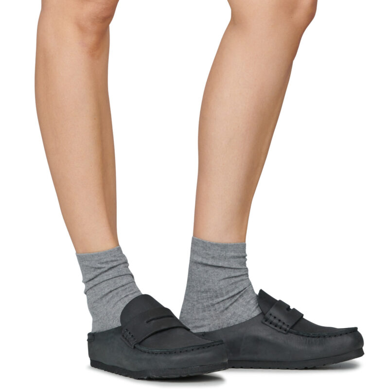 BIRKENSTOCK Naples Pelle / Huilé / Black / Stretto Nero Zoccoli Donna - 8