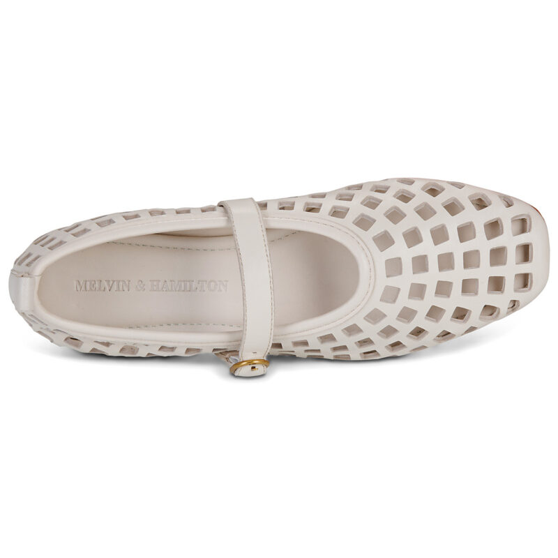 Melvin & Hamilton Evita 2 Bianco Ballerine Donna - 6