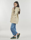 Parka Petit Bateau CIRE Beige Parka Donna - 3