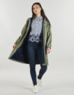 Parka Petit Bateau CIRE Khaki Parka Damen - 2