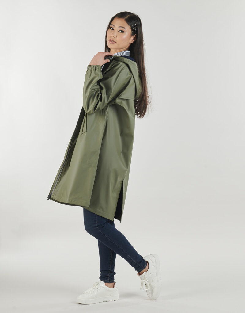 Parka Petit Bateau CIRE Khaki Parka Damen - 3