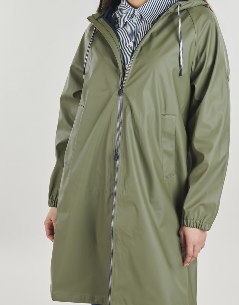 Parka Petit Bateau CIRE Khaki Parka Damen - 5