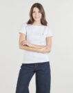Camiseta Petit Bateau COL AMIRAL Blanca de manga corta para mujer - 2