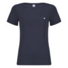 T-shirt Petit Bateau TEE SHIRT COL AMIRAL Marine T-shirt maniche corte Donna
