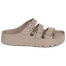 BIRKENSTOCK Florida III Flex Platform EVA Eva / Gris / Taupe / Beige Estrecho Chanclas Mujer - 2