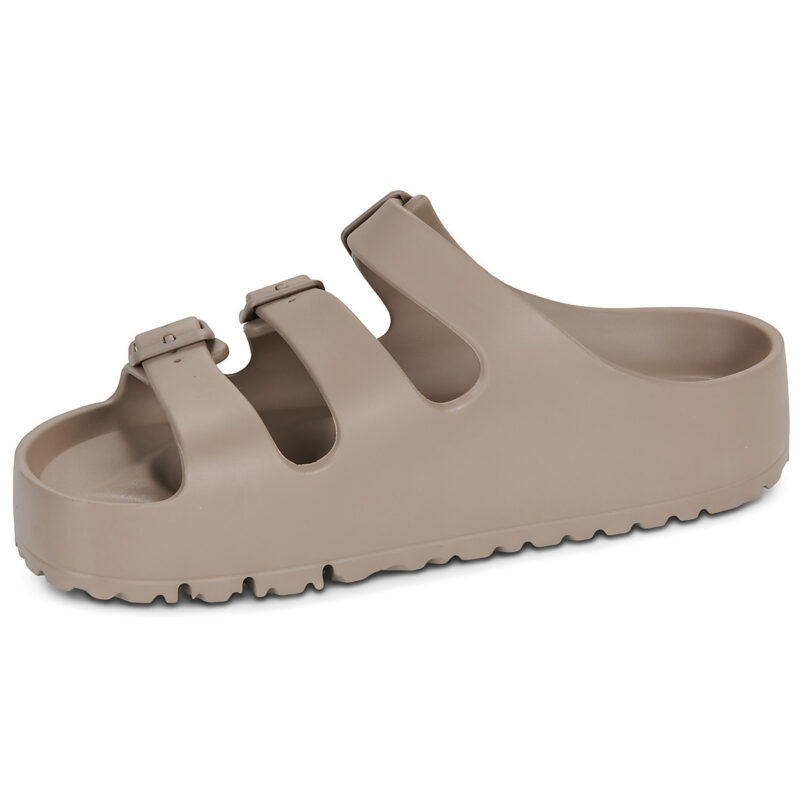 BIRKENSTOCK Florida III Flex Platform EVA Eva / Gris / Taupe / Beige Estrecho Chanclas Mujer - 4