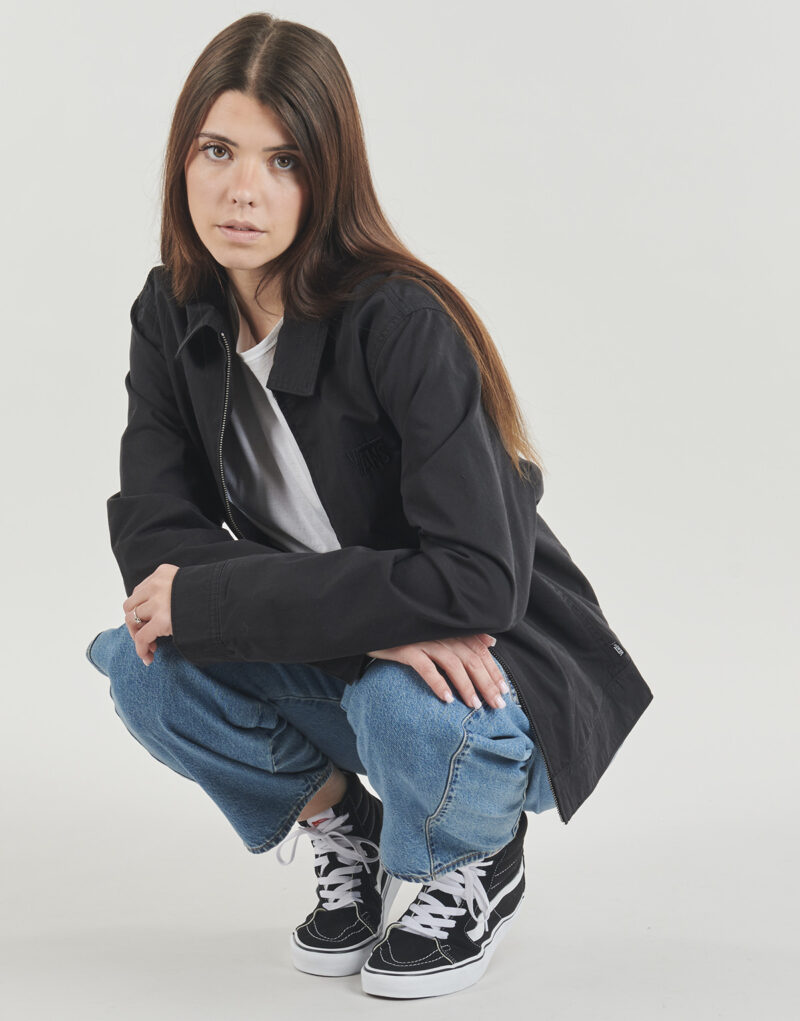 Vans POMONA STATION JACKET Schwarze Damenjacke - Gr&ouml;&szlig;e 2