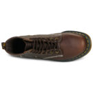 Dr. Martens Pascal Flower Dark Brown Grizzly Marrone Stivaletti Donna - 6