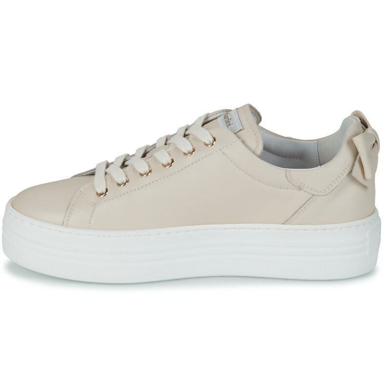 Zapatillas bajas para mujer NeroGiardini E506520D-710 color beige - Talla 4