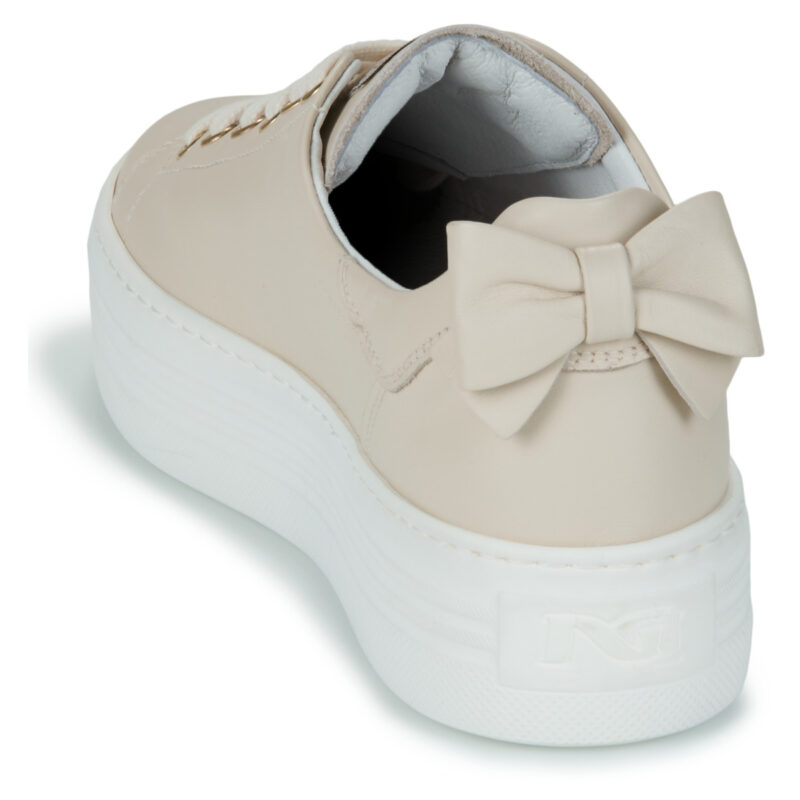 Zapatillas bajas para mujer NeroGiardini E506520D-710 color beige - Talla 5