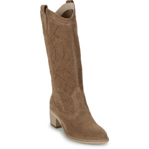 NeroGiardini  E615122D-442  Marrone -  Stivali con tacco  Donna