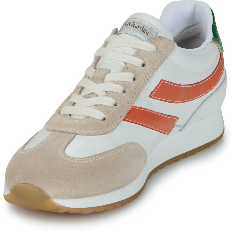 NeroGiardini E615164D-702 Wei&szlig;e Damen-Sneaker, niedrig geschnitten - Gr&ouml;&szlig;e 3