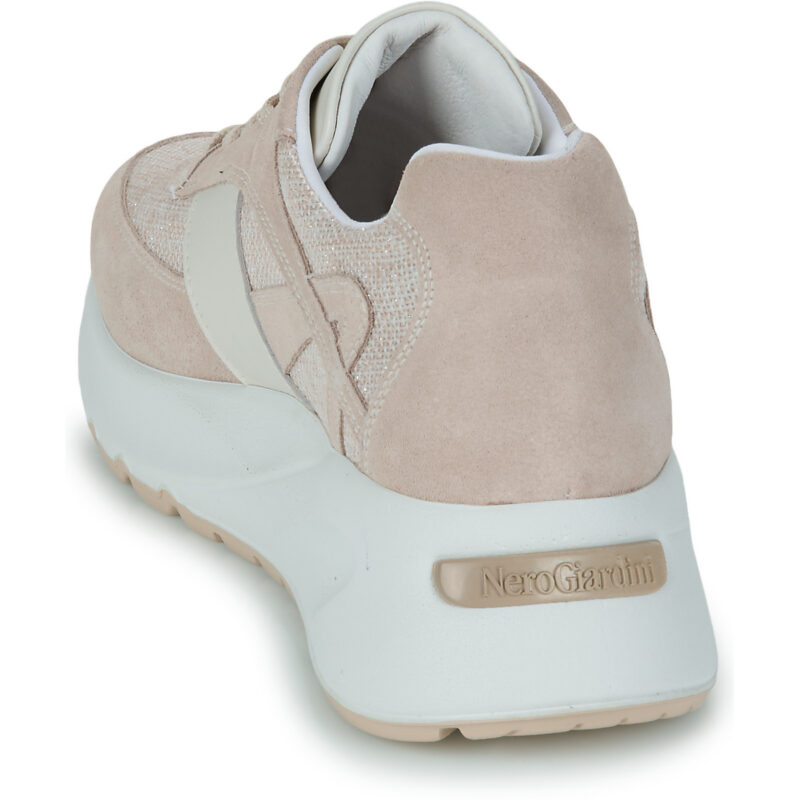 NeroGiardini E615182D-677 Beige Damen-Sneaker, niedrig geschnitten - Gr&ouml;&szlig;e 5