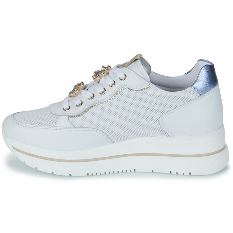Zapatillas bajas blancas para mujer NeroGiardini E615202D-707 - Talla 4