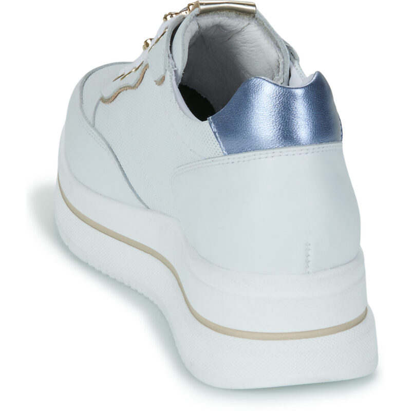 Zapatillas bajas blancas para mujer NeroGiardini E615202D-707 - Talla 5