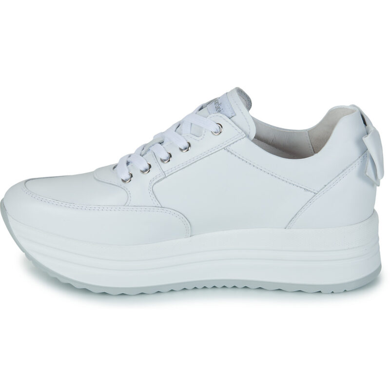 NeroGiardini E615210D-707 Wei&szlig;e Damen-Sneaker, niedrig geschnitten - Gr&ouml;&szlig;e 4